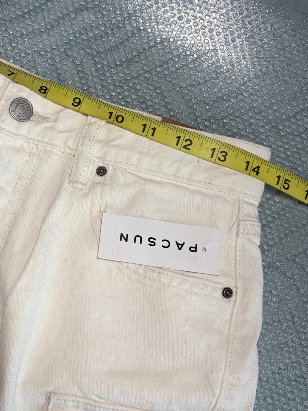 PacSun Cream Utility Cargo Shorts for Women Sz 26